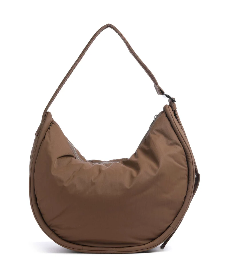 Sandqvist Curve L Borsa hobo dark taupe