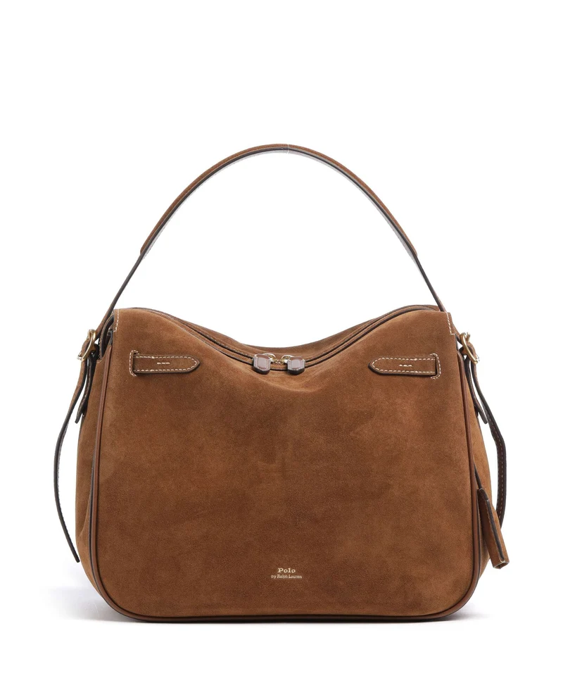 Polo Ralph Lauren ID Collection Large Borsa hobo cinnamon/cuoio