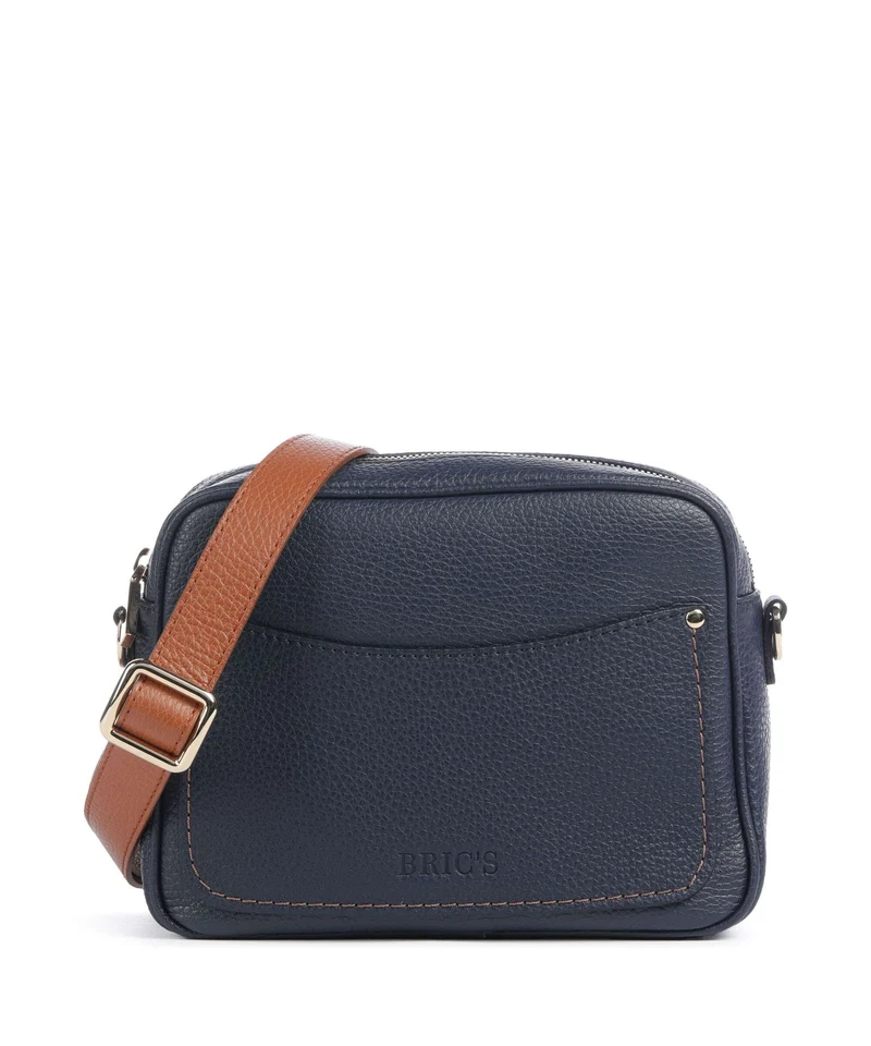 Brics Gondola Magnolia Borsa a tracolla night blue/caramel