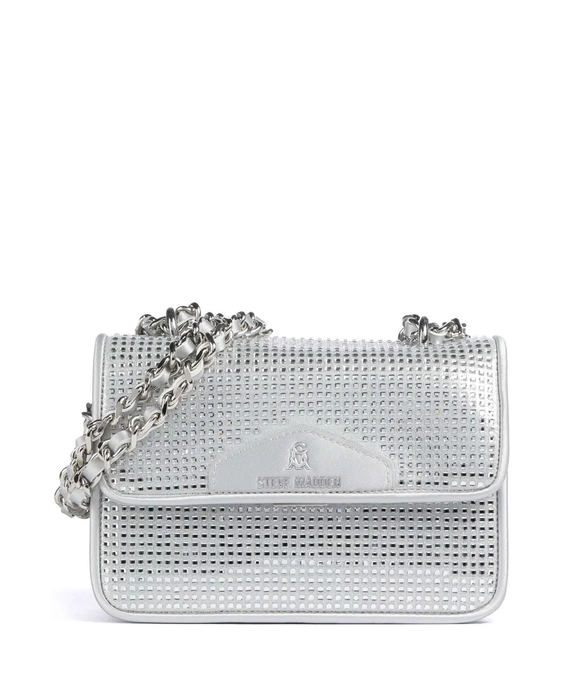 Steve Madden BZENO Borsa a spalla silver