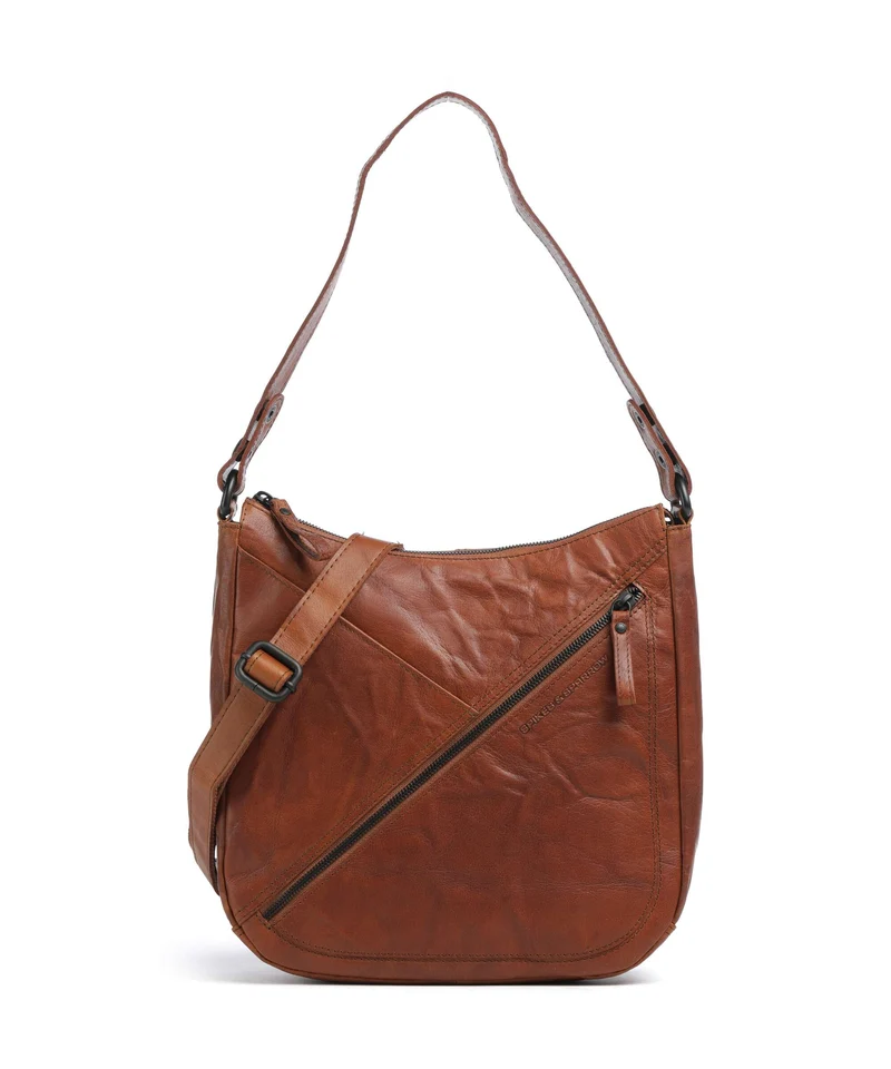 Spikes & Sparrow Bronco Lillia Borsa hobo brandy