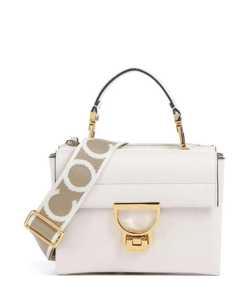 Coccinelle Arlettis Signature Borsa a tracolla blanco