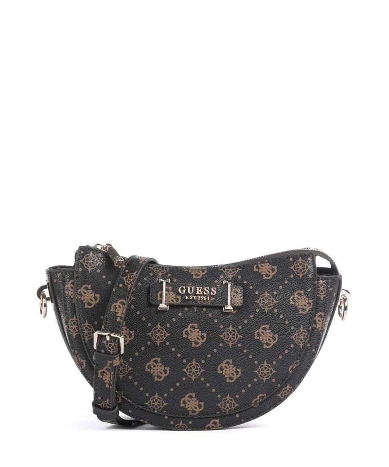 Guess Silia Borsa a tracolla espresso logo