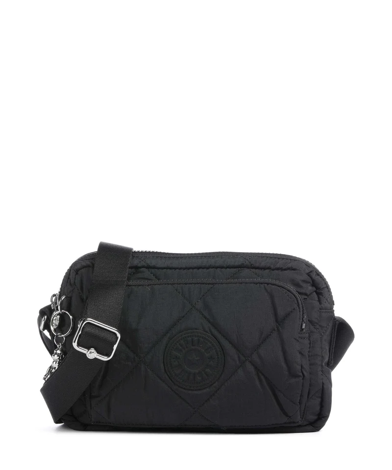 Kipling Crinkled Quilt Abanu M Zip Borsa a tracolla cosmic black