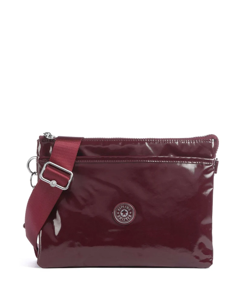 Kipling Elevated Riri L Borsa a tracolla high gloss wine