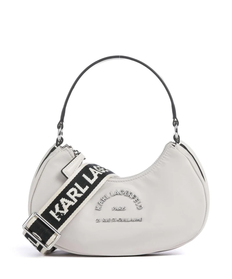 Karl Lagerfeld K/Rue St Guillaume Borsa a spalla cement