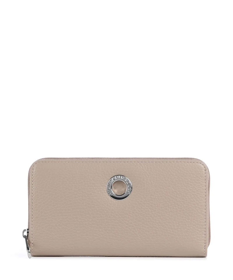 Mandarina Duck Mellow Leather Portafoglio warm taupe
