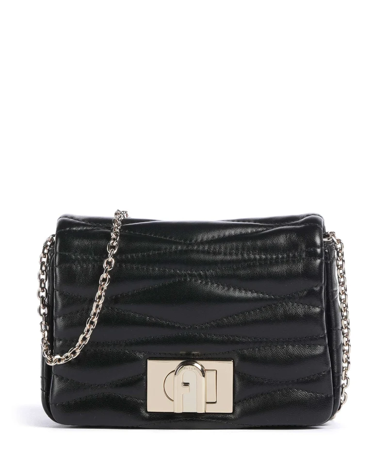 Furla 1927 Mini Soft Borsa a tracolla nero