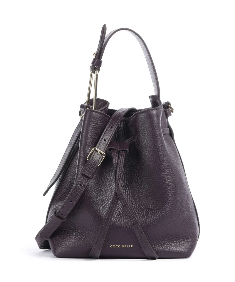 Coccinelle Malory Borsa a secchiello prune