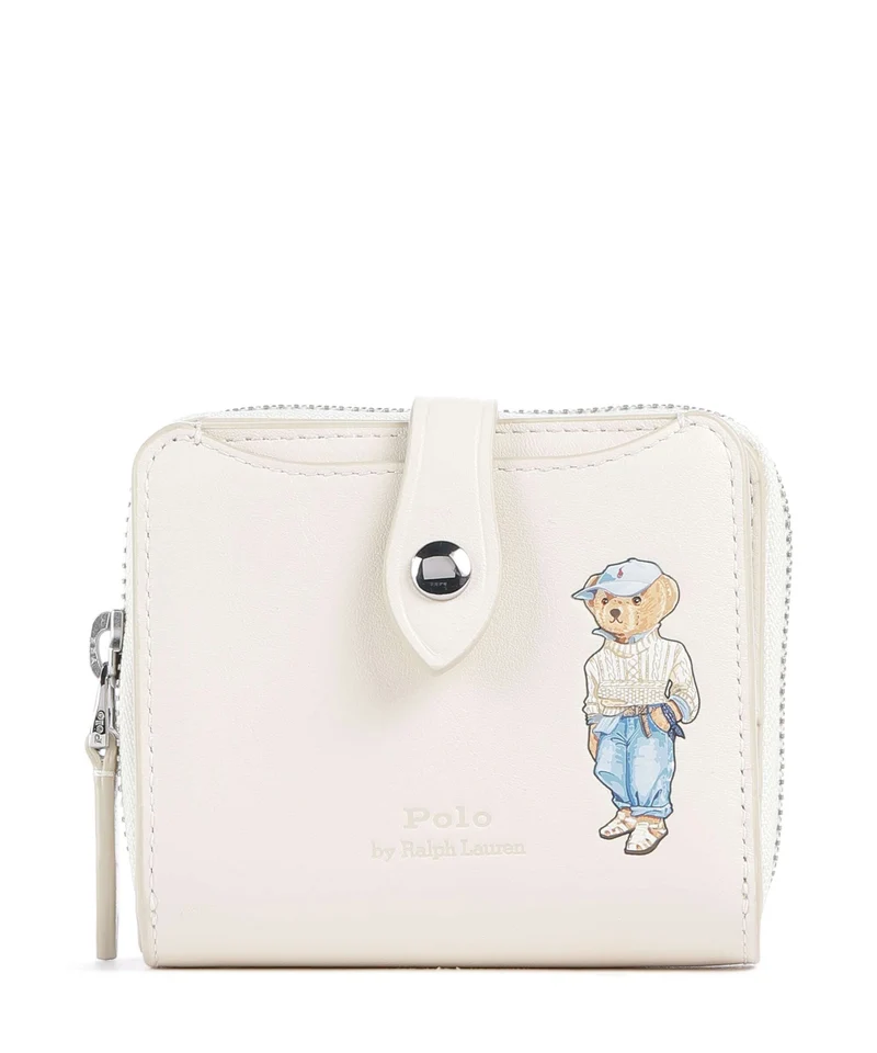 Polo Ralph Lauren Bear Eran Cable Portafoglio ivory
