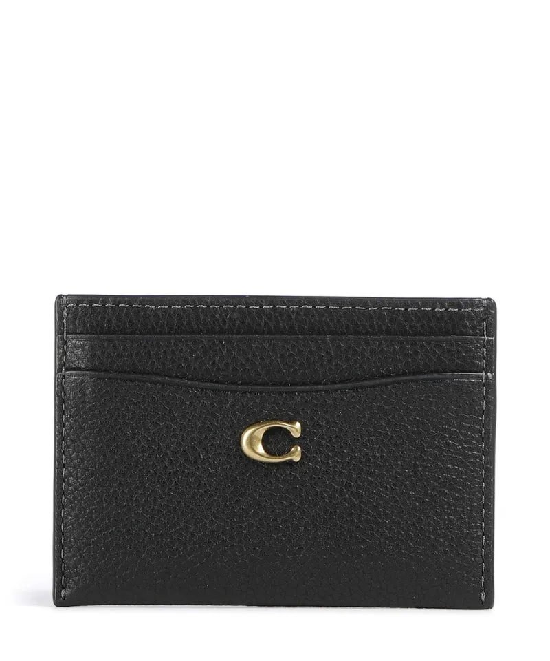 Coach Essential Porta carte di credito black