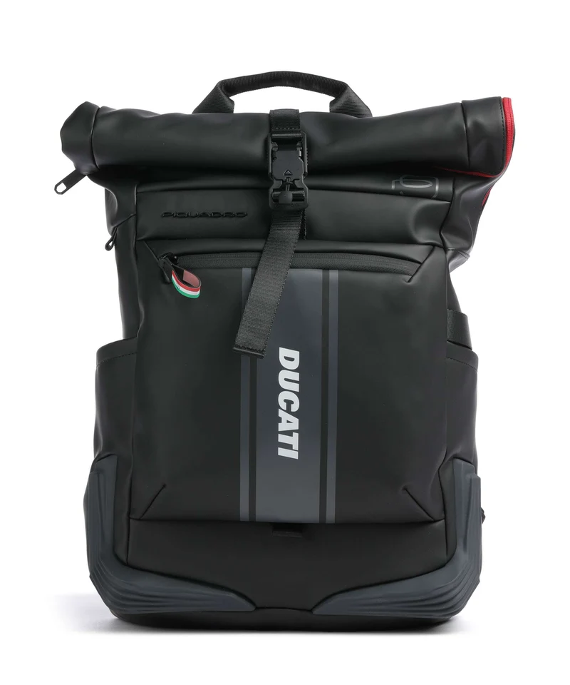 Piquadro Corner Special Ducati Zaino roll-top black