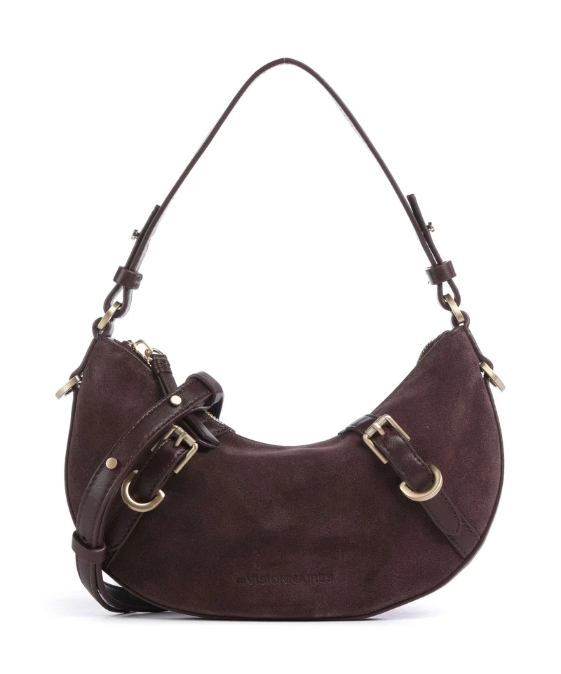 Les Visionnaires Enya Cozy Mini Borsa a spalla vinyard red