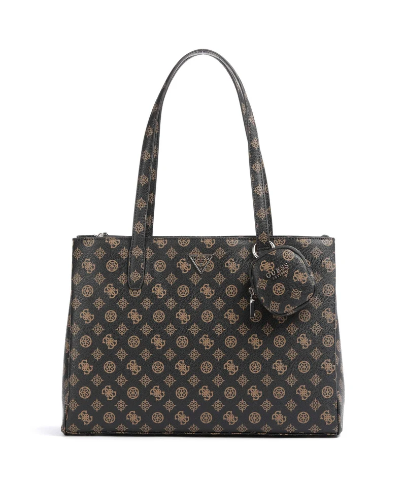 Guess Power Play Borsa shopper mocha logo