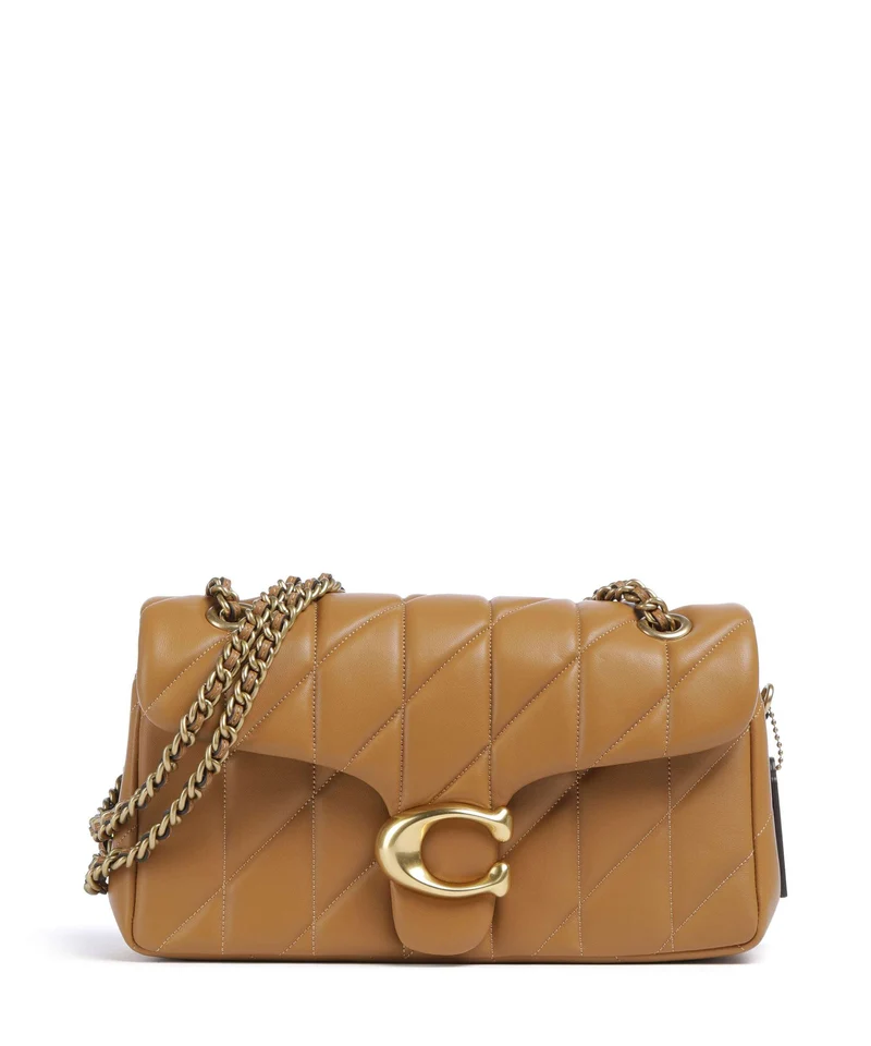 Coach Tabby Quilted 26 Borsa a spalla honey brown