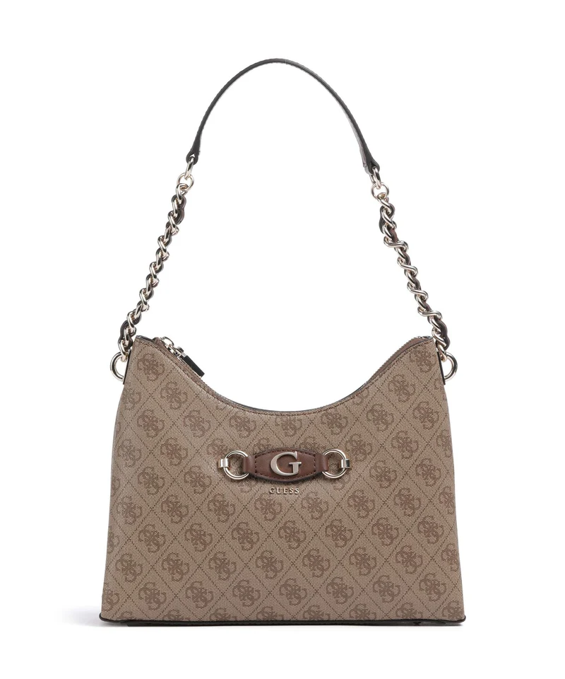 Guess Izzy Borsa a spalla latte logo/brown