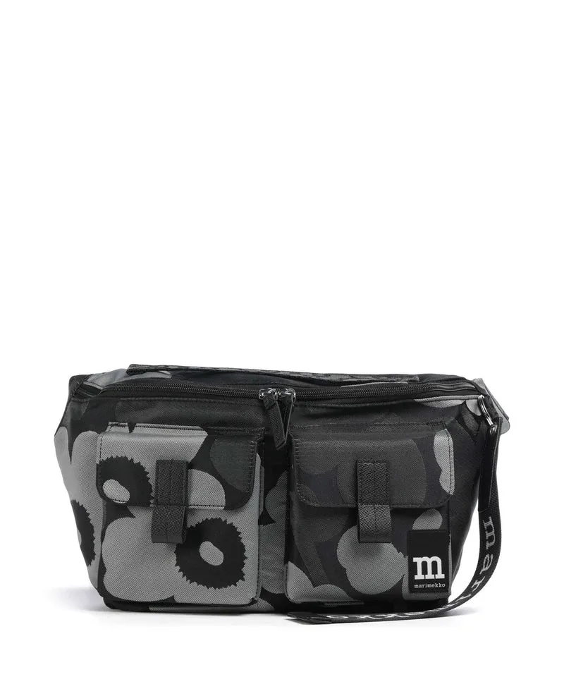 Marimekko Unikko M Borsa a tracolla grey/dark grey/black