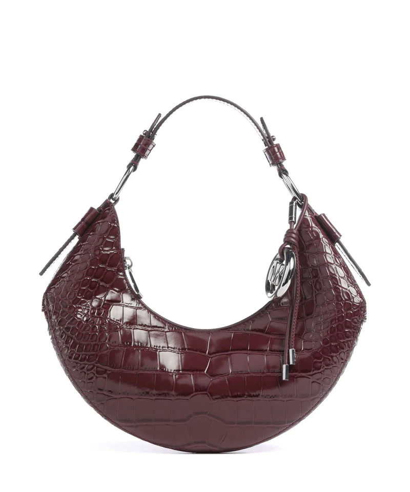Michael Kors Koa Medium Borsa a spalla oxblood