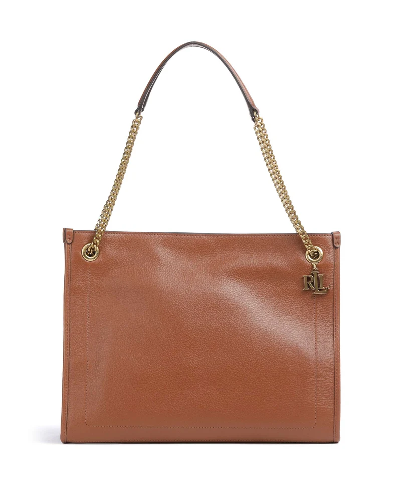 Lauren Ralph Lauren Bradley Large Borsa shopper lauren tan