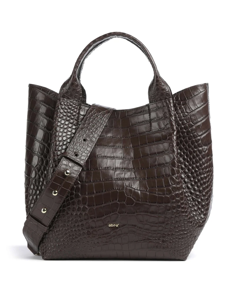 Abro Cocco Mondial Essential Medium Borsa a mano dark brown