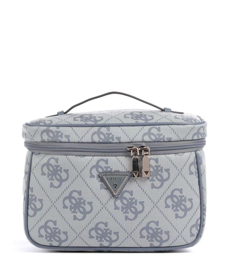 Guess Berta 4G Logo Borsa da toilette slate grey