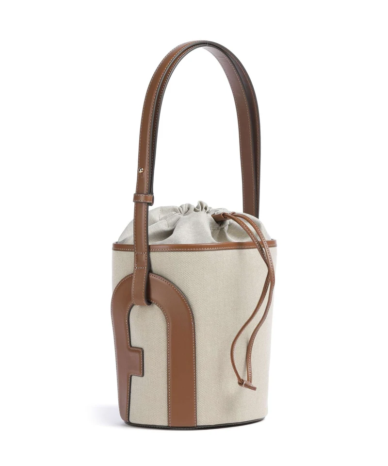 Furla Lido S Borsa a secchiello toni cognac