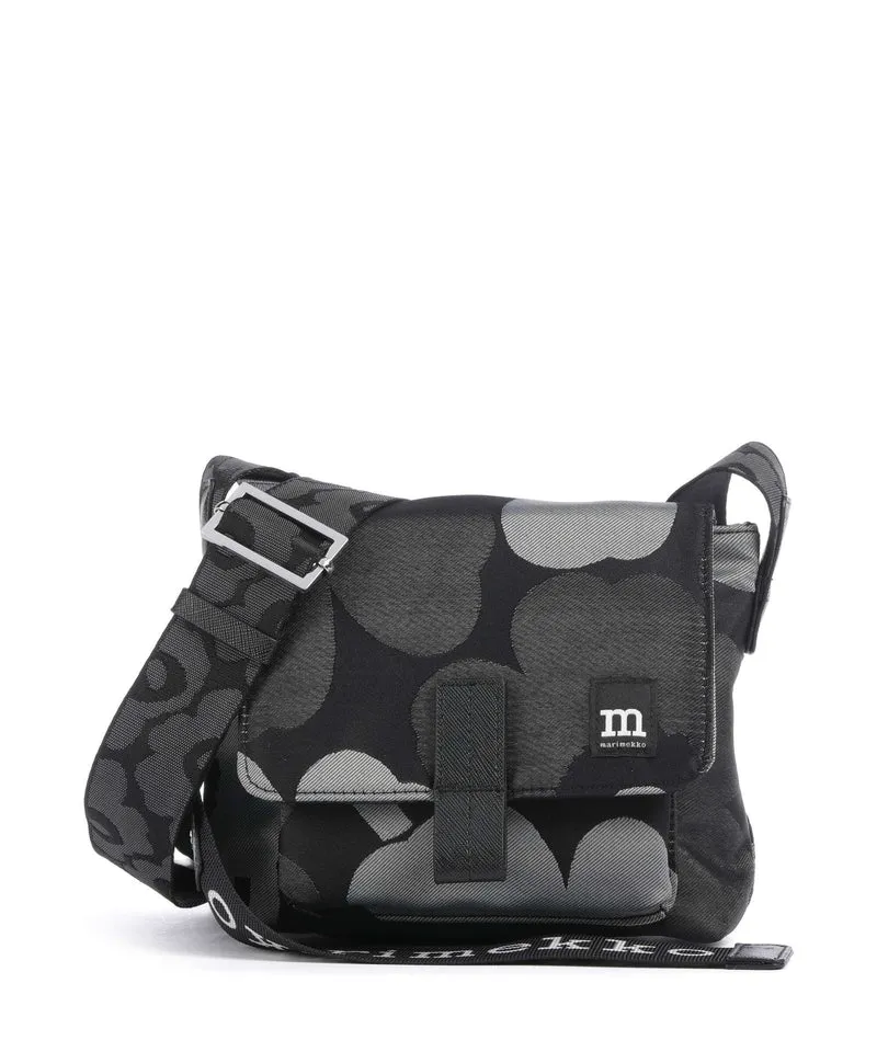 Marimekko Unikko Mini Borsa a tracolla grey/dark grey/black