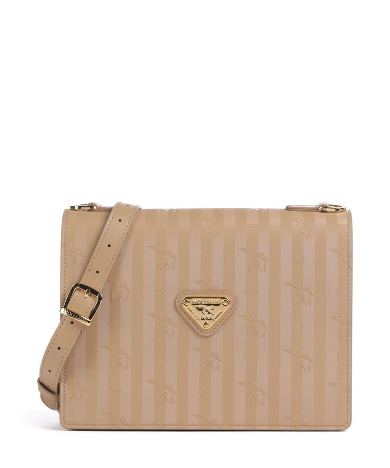 Maison Mollerus Vinerus Wil Borsa a tracolla cappuccino beige/nastro