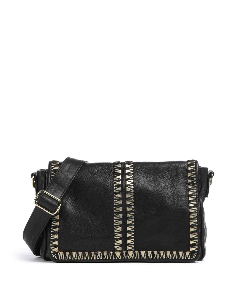 Depeche Golden Magic Borsa a tracolla black