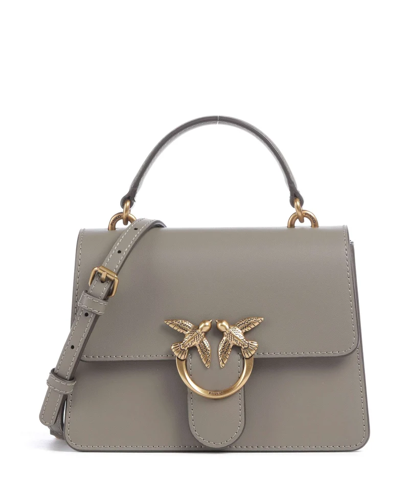 Pinko Love One Mini Borsa a mano noce/antique gold