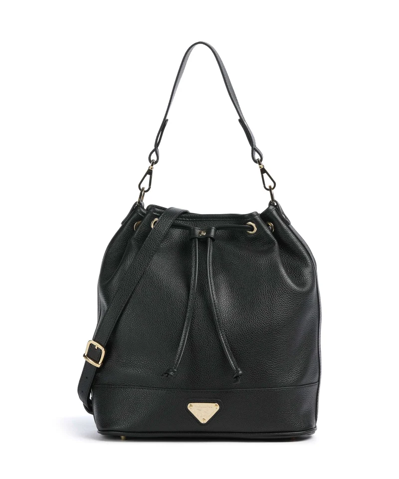 Maison Mollerus Niesen Borsa a secchiello classic schwarz
