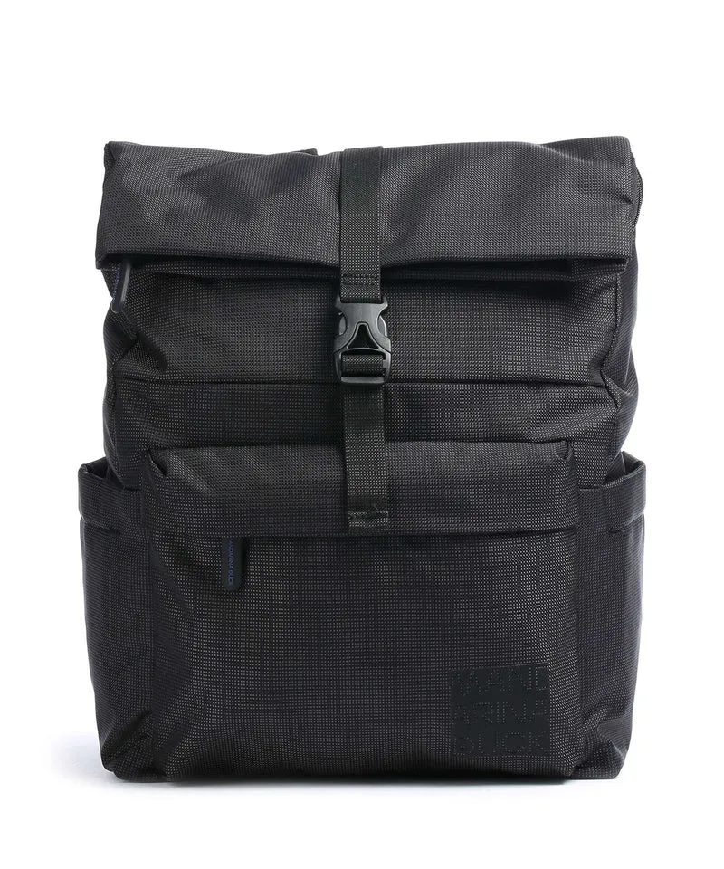 Mandarina Duck District Zaino roll-top black ink