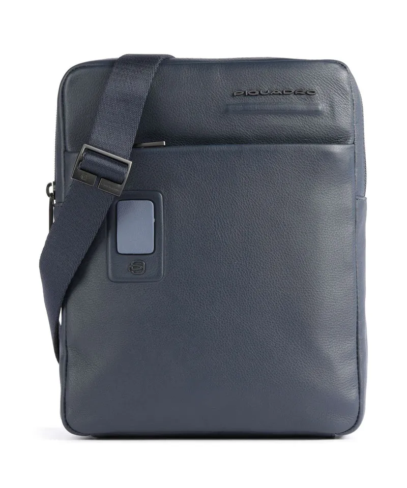 Piquadro Akron Borsa a tracolla blue
