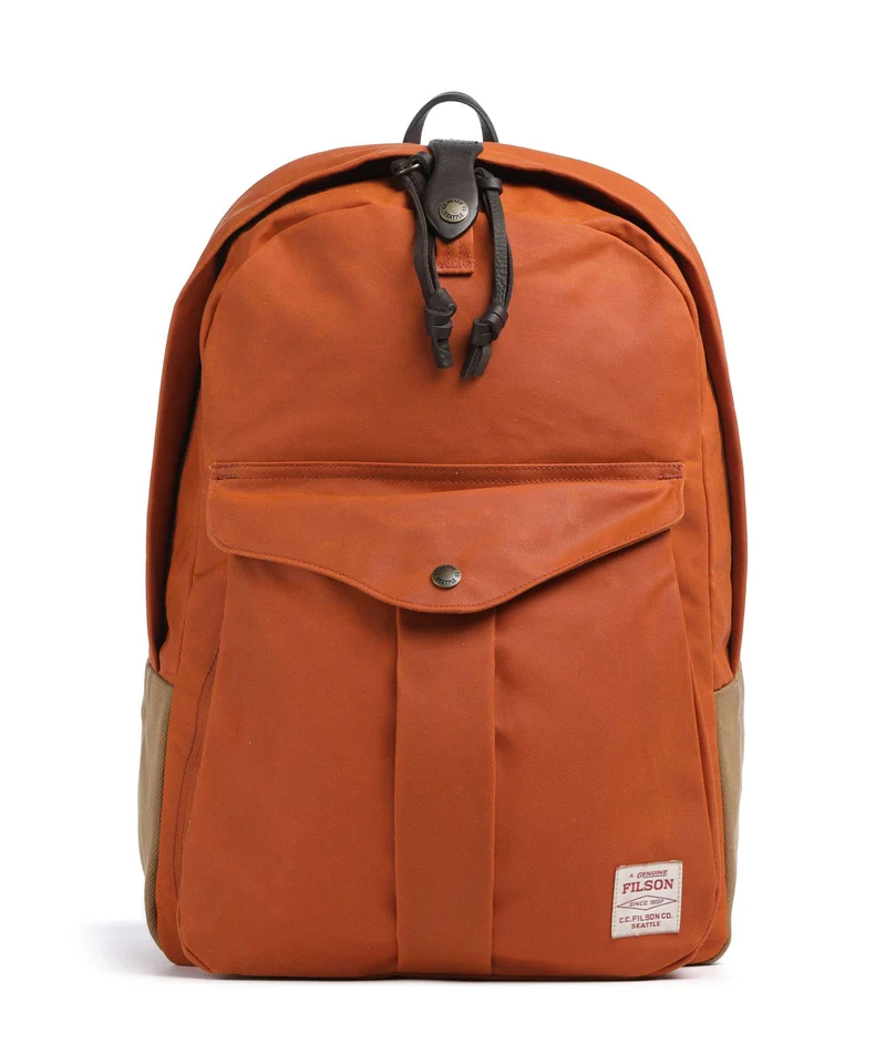 Filson Oil Finish Tin Cloth Journeyman Zaino rust