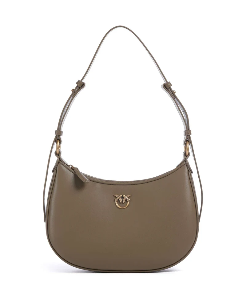 Pinko Half Moon Mini Borsa a spalla scricciolo/antique gold
