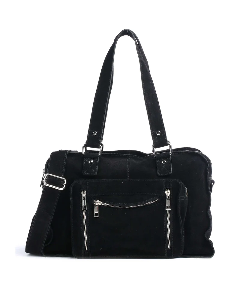 Núnoo New Suede Mille Borsa shopper black