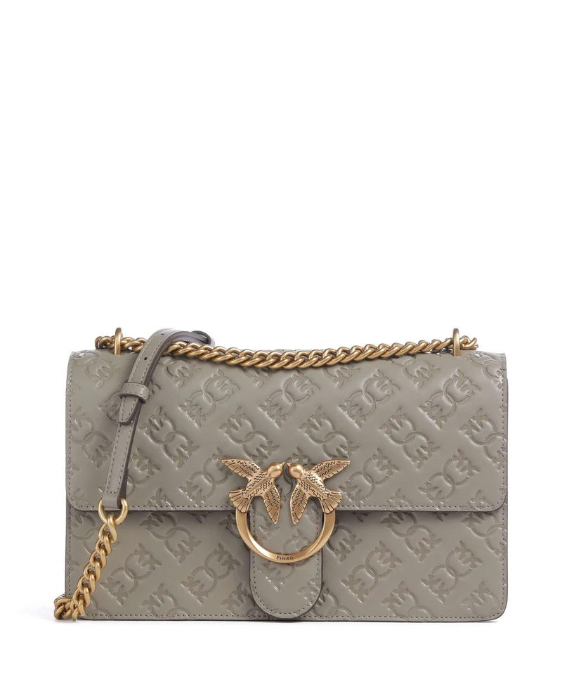 Pinko Love One Classic Borsa a spalla noce/antique gold