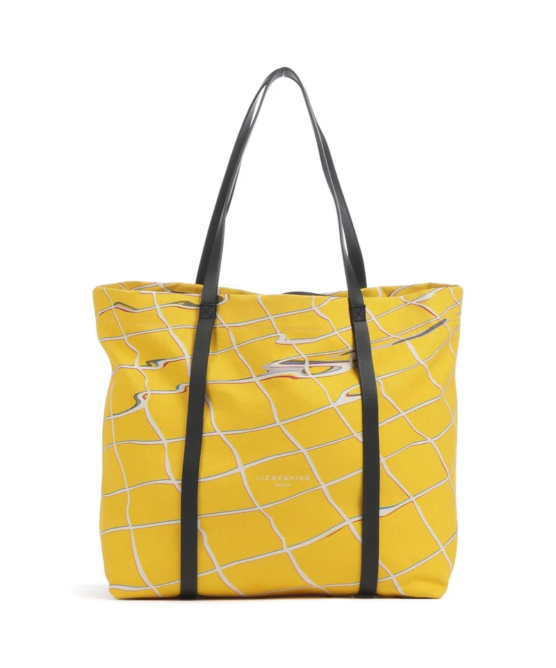 Liebeskind Aurora Canvas Borsa shopper lemon
