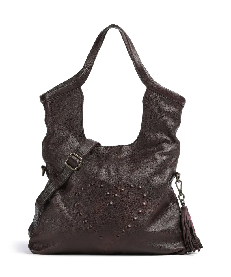 Taschendieb Wien Herzoggasse 3 Borsa a spalla mokka