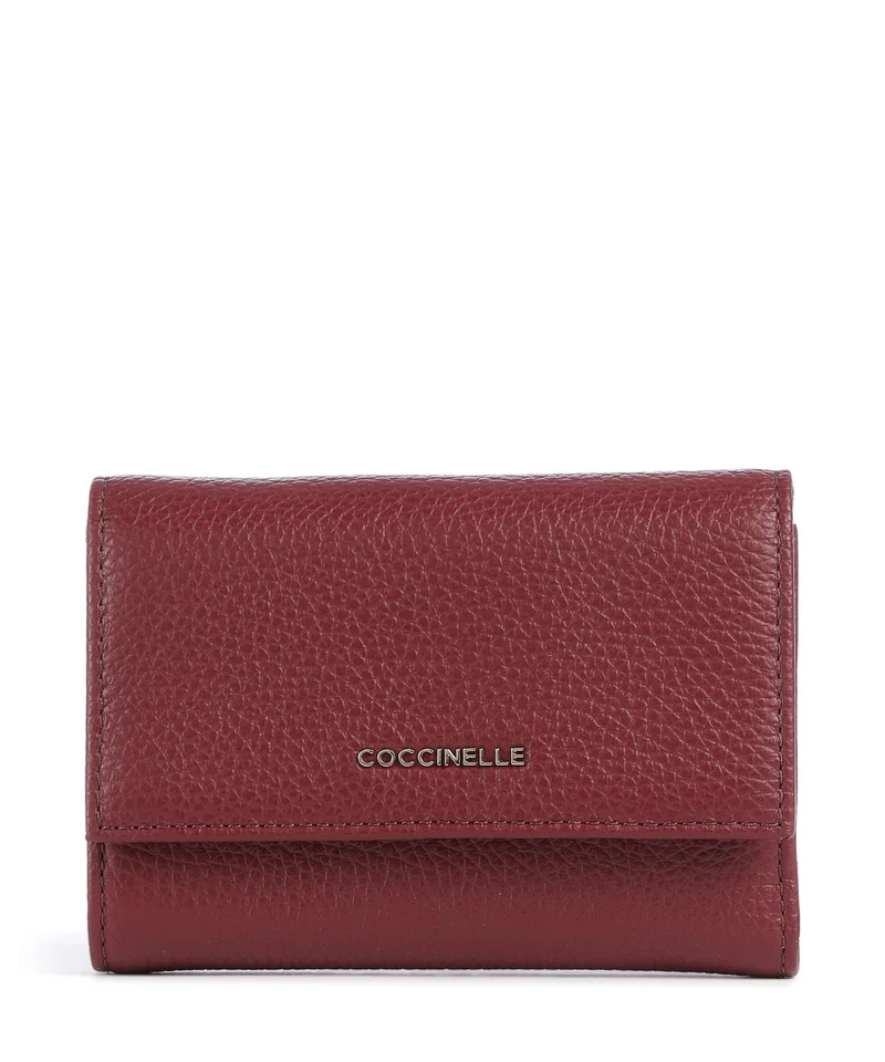 Coccinelle Metallic Soft Portafoglio ribes