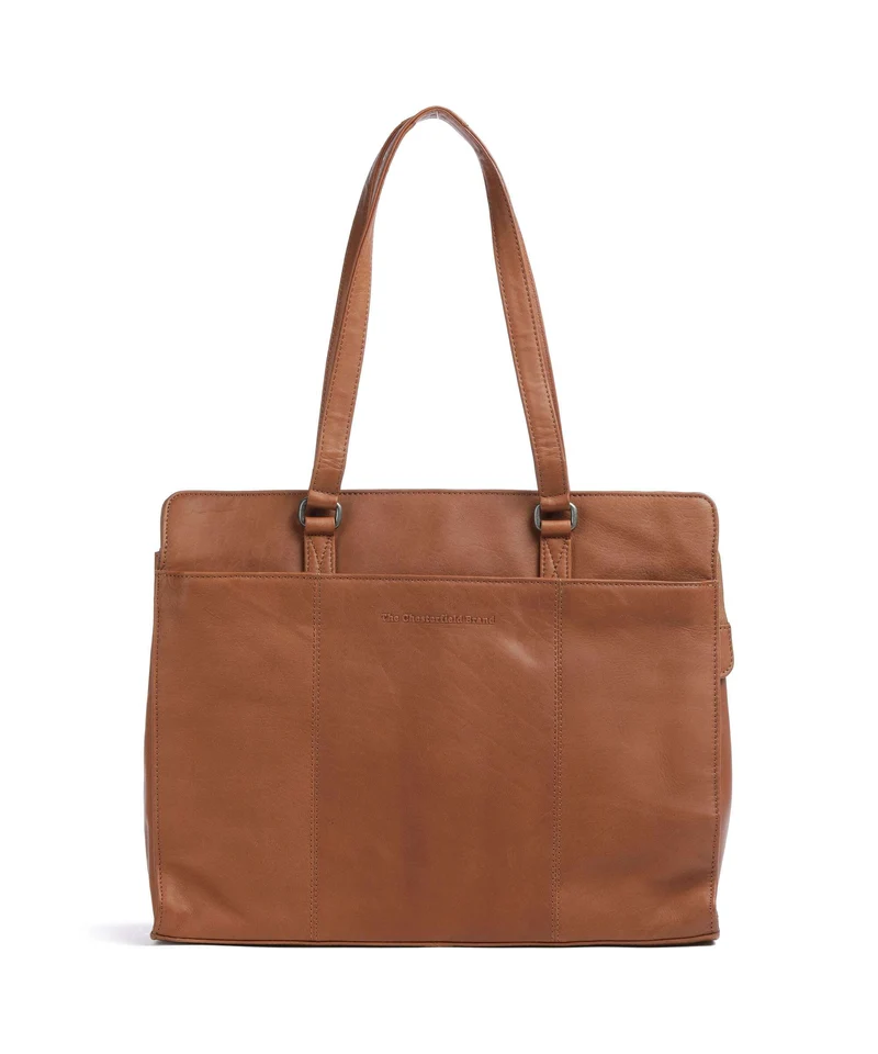 The Chesterfield Brand Wax Pull Up Cow Fidenza Borsa shopper cognac