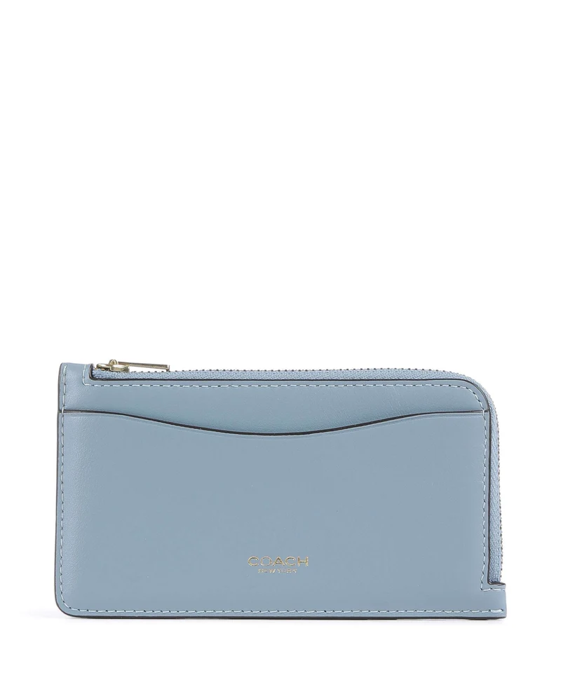 Coach New York Porta carte di credito bluebell
