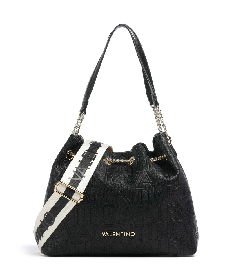 Valentino Bags Pansy Borsa a secchiello nero