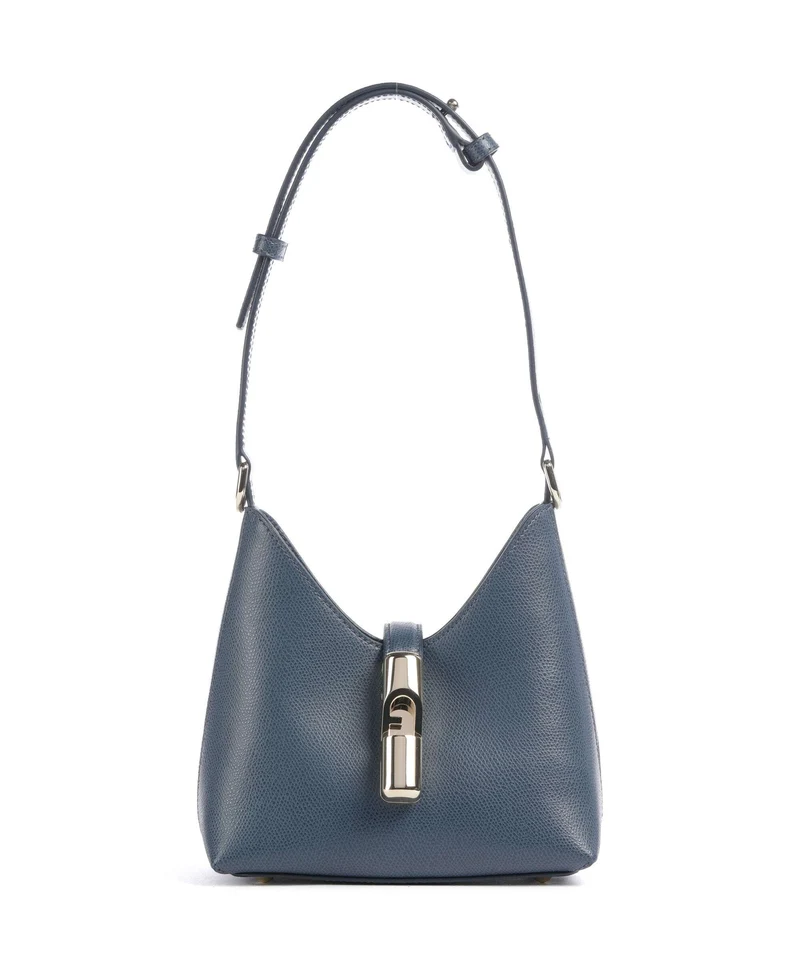 Furla Iride Mini Borsa a spalla grigio blu