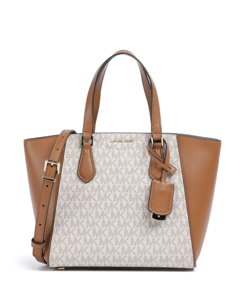 Michael Kors Taryn Borsa a mano vanilla/acorn