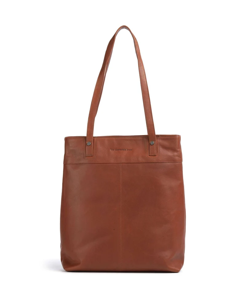 The Chesterfield Brand Wax Pull Up Cow Solvia Borsa shopper cognac
