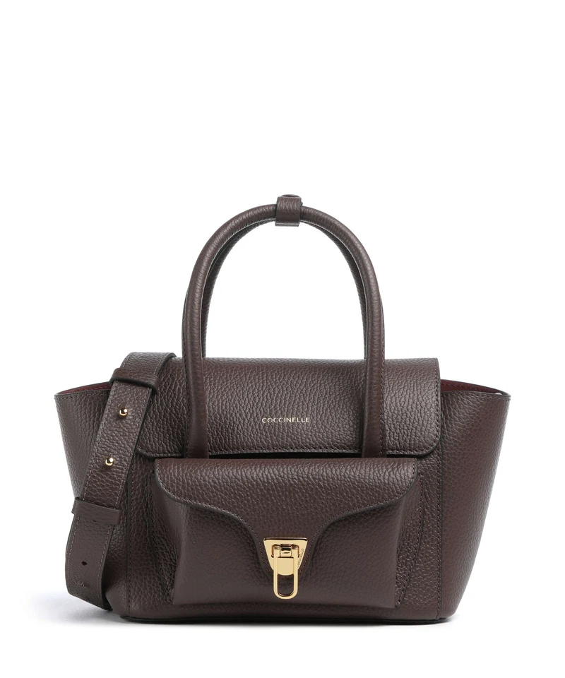 Coccinelle Beat Double Borsa a mano brunette