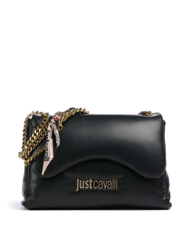 Just Cavalli Puffy Foulard Borsa a spalla black