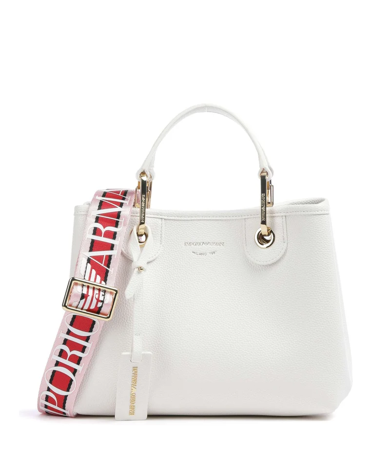 Emporio Armani My EA Borsa a mano bianco/cuoio
