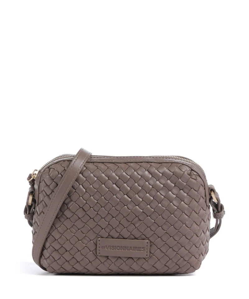 Les Visionnaires Lynn Weave Silky Borsa a tracolla taupe brown